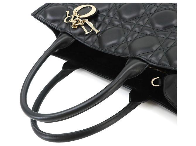 Borsa Book Tote Christian Dior Medium Nero - vista 6