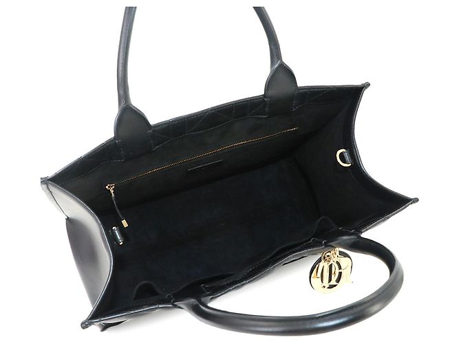 Borsa Book Tote Christian Dior Medium Nero - vista 7