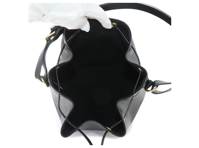 Borsa a tracolla Louis Vuitton Epi Noe Nero - vista 6
