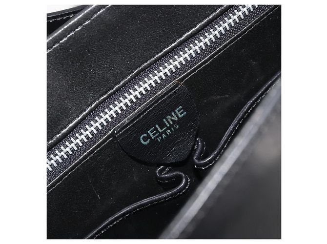 Céline Celine Vintage Macadam Canvas Small Weiß - Ansicht 6