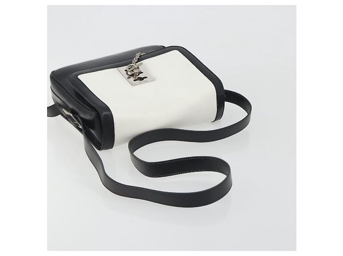 Céline Celine Vintage Macadam Canvas Small Weiß - Ansicht 7