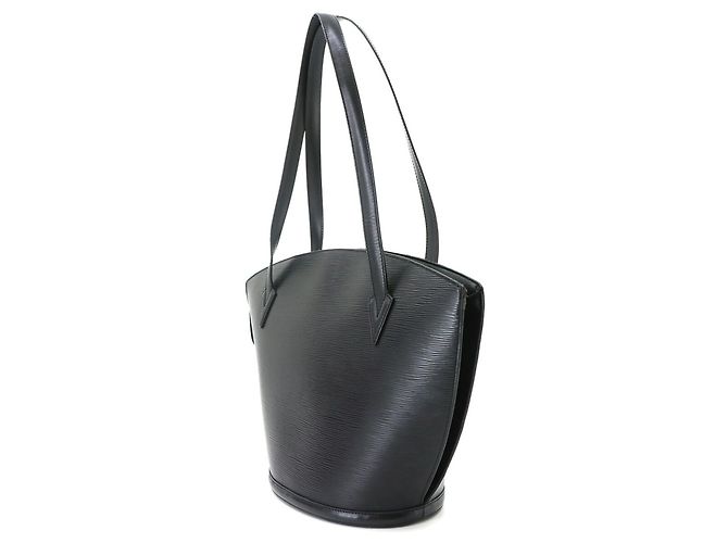 Borsa Tote Louis Vuitton Epi Saint Jacques Nero - vista 3