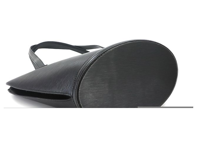 Borsa Tote Louis Vuitton Epi Saint Jacques Nero - vista 4