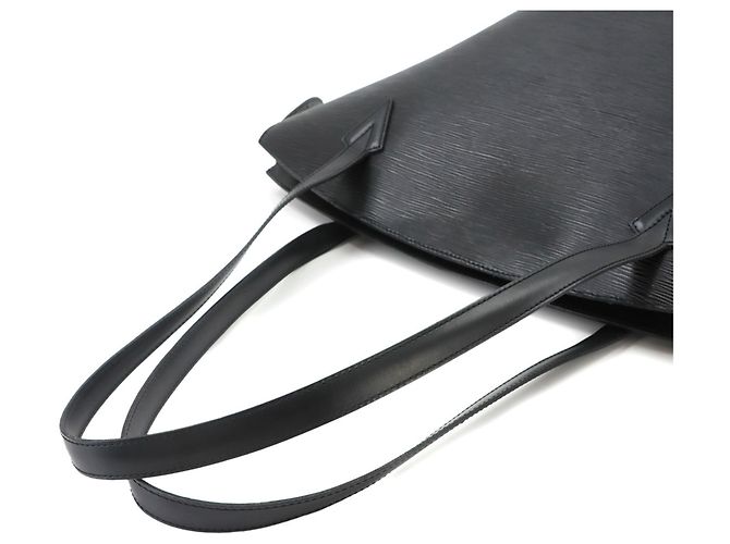 Borsa Tote Louis Vuitton Epi Saint Jacques Nero - vista 5