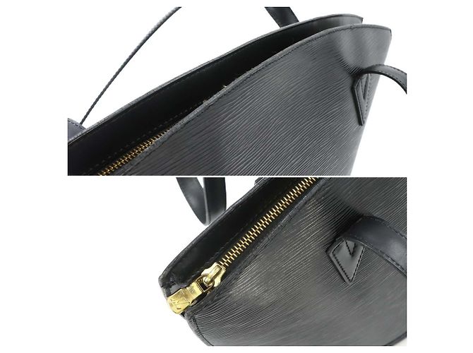Borsa Tote Louis Vuitton Epi Saint Jacques Nero - vista 9