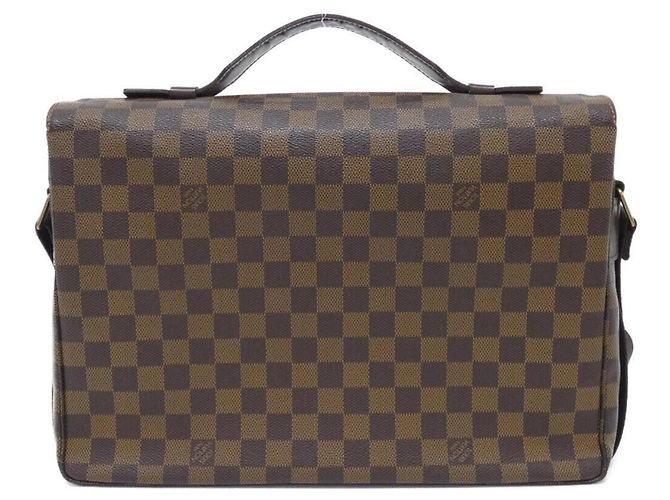 Borsa a tracolla Louis Vuitton Damier Broadway Marrone - vista 2
