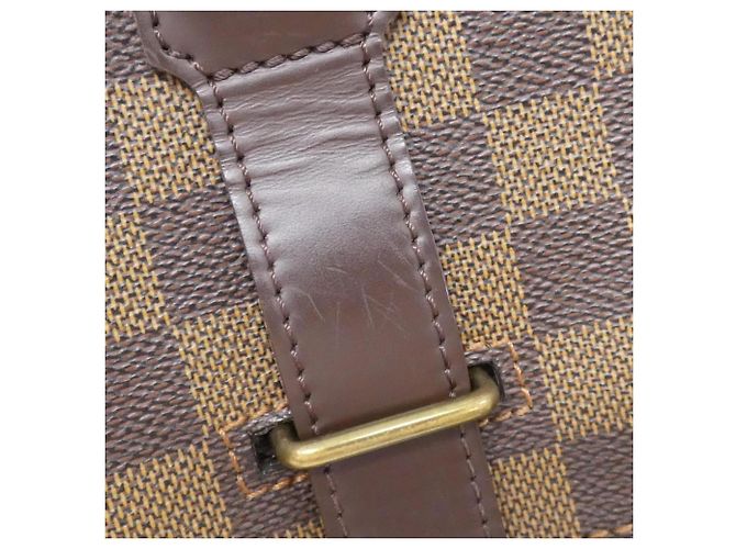 Borsa a tracolla Louis Vuitton Damier Broadway Marrone - vista 4