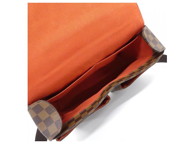 Borsa a tracolla Louis Vuitton Damier Broadway Marrone - vista 7