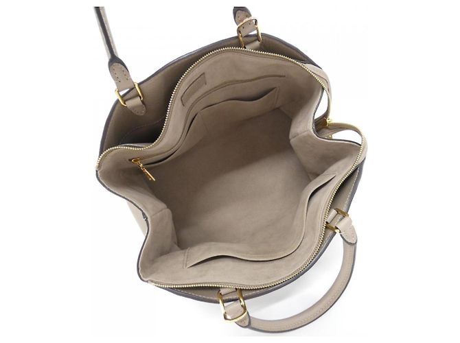 Louis Vuitton Monogram Empreinte Grand Palais MM Handtasche Beige Grau - Ansicht 8