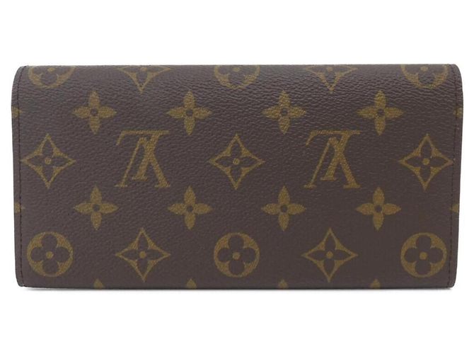 Louis Vuitton Monogram Portefeuille Emilie Wallet Castaño - vista 2