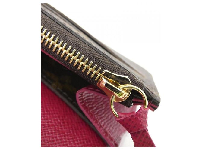 Louis Vuitton Monogram Portefeuille Emilie Wallet Castaño - vista 5