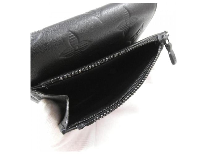 Louis Vuitton Monogram Shadow Victor Wallet Black - view 8