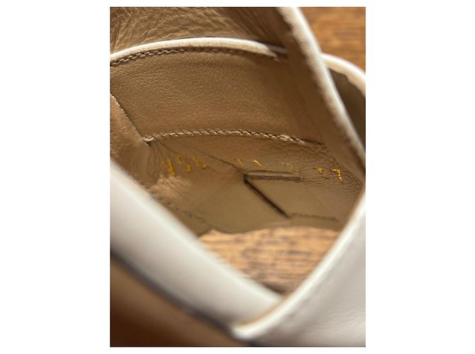 Sandali VLOGO in pelle Ecru Valentino Garavani Bianco - vista 4