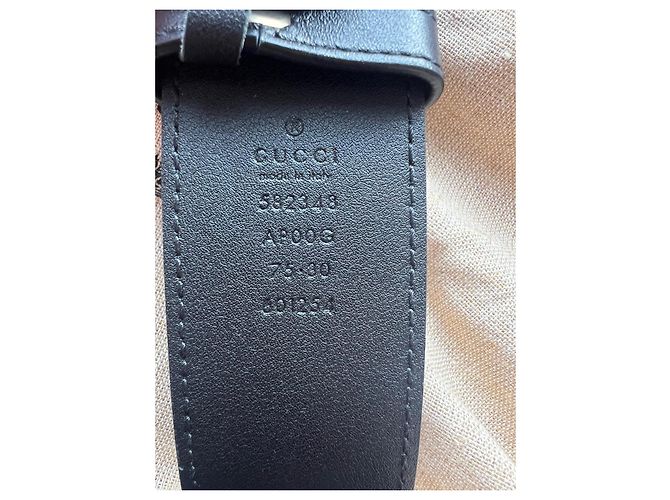 Gucci GG Marmont Gürtel Schwarz Golden - Ansicht 2