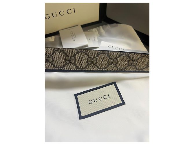 Cintura Gucci GG Marmont Marrone Monogramma - vista 5