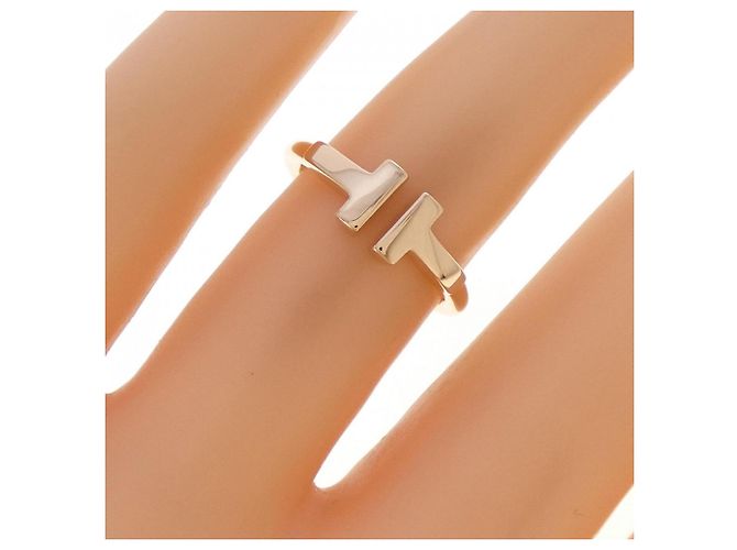 Tiffany & Co Anello Tiffany T Wire Band in oro rosa - vista 5