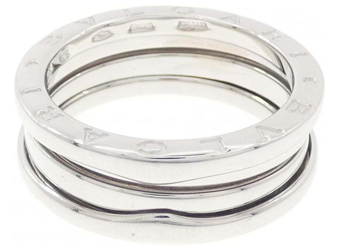 Bulgari Anello Bvlgari B.zero1 a 3 bande in oro bianco - vista 2