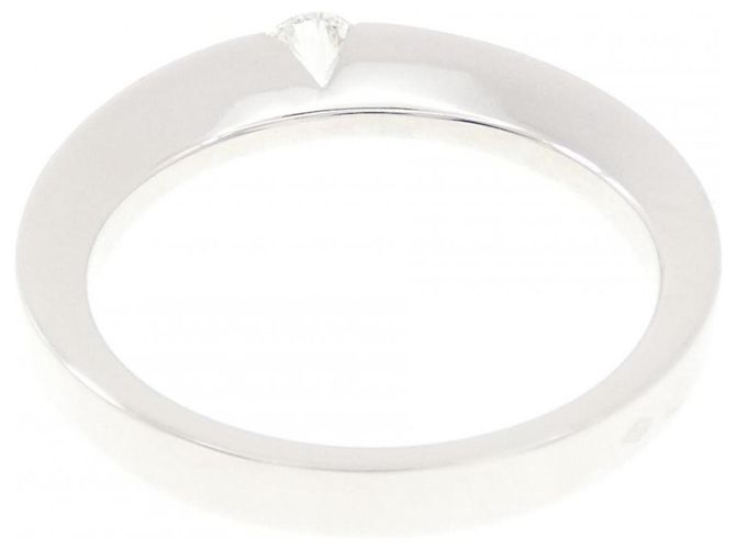 Anillo Alianza de Oro Blanco Cartier - vista 3
