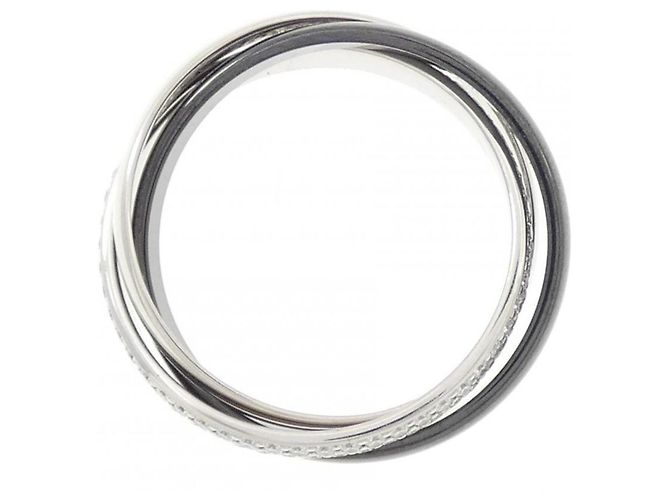 Anello Cartier Trinity Black & White Small - vista 2