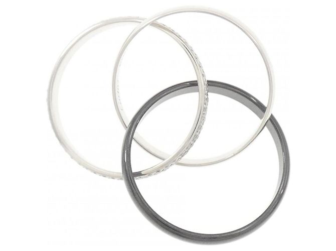 Anello Cartier Trinity Black & White Small - vista 3