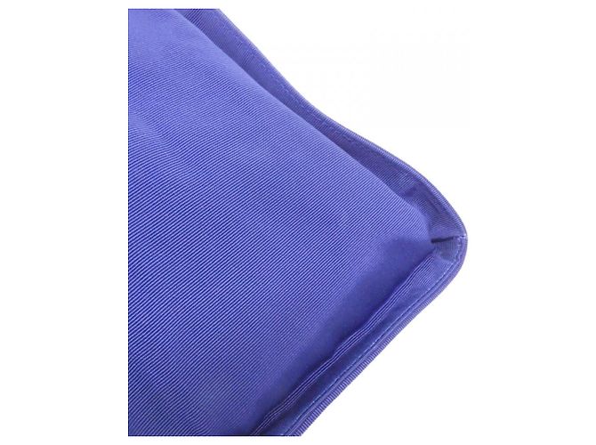 Borsa Chanel 47944 in tela blu rosso bianco - vista 6