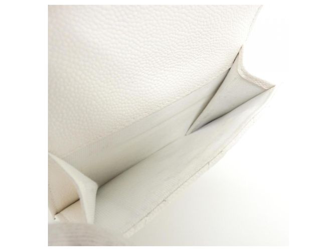 Cartera tri-fold Chanel Timeless Classic Line AP0230 Blanco - vista 6