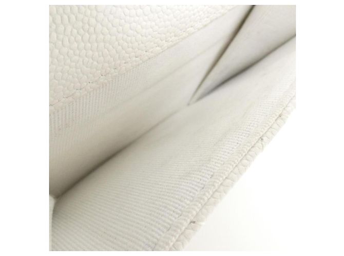 Cartera tri-fold Chanel Timeless Classic Line AP0230 Blanco - vista 7