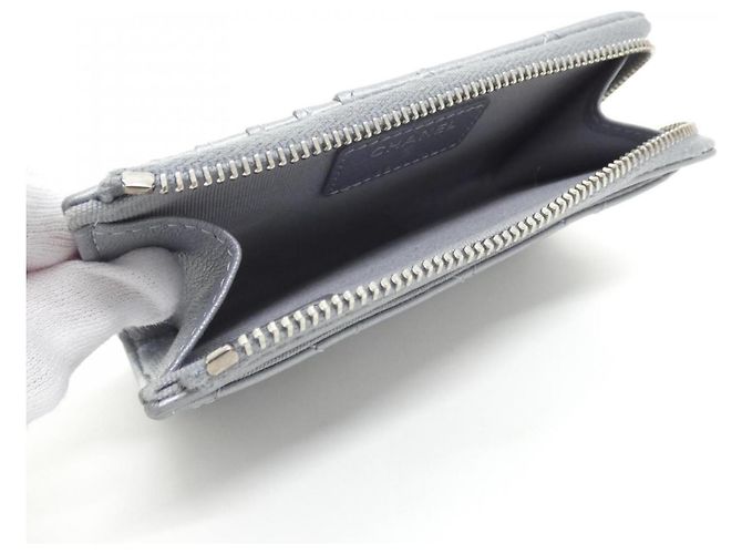 Chanel Timeless Classic Line Card Case AP3179 Plata - vista 8