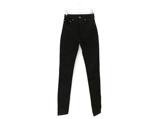 Vaqueros Skinny Negros Saint Laurent - vista 2