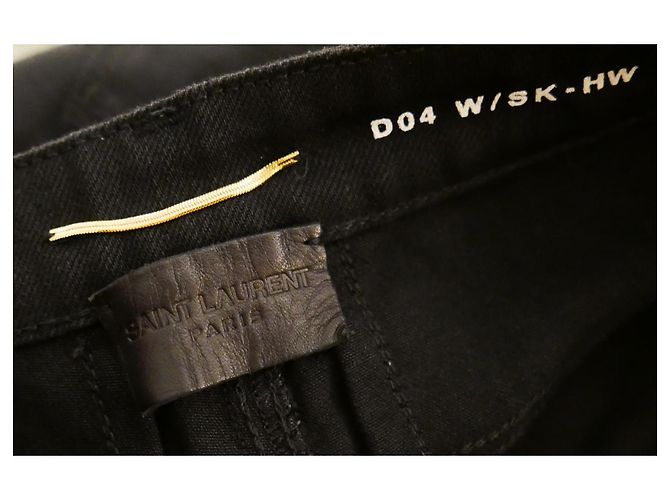 Vaqueros Skinny Negros Saint Laurent - vista 7
