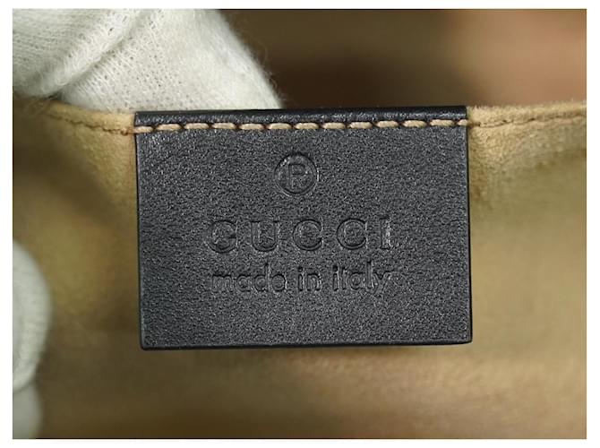 Gucci Nymphaea Top Handle Leather Small Nero - vista 5