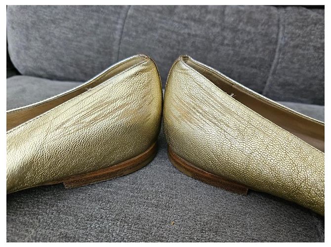 Ballerine Chanel CC Logo D'oro - vista 11
