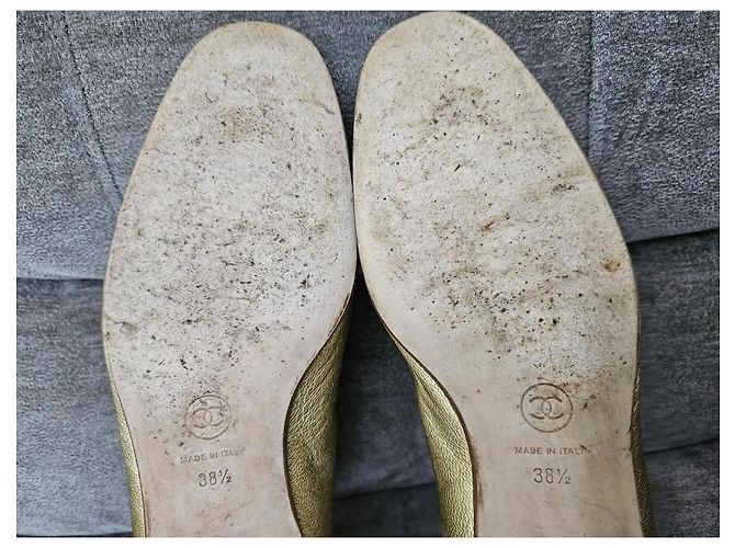 Ballerine Chanel CC Logo D'oro - vista 15