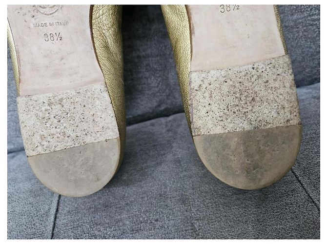 Ballerine Chanel CC Logo D'oro - vista 16