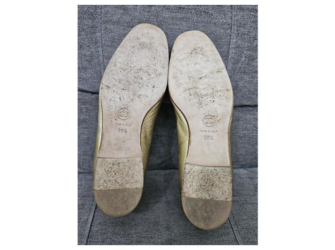 Ballerine Chanel CC Logo D'oro - vista 17