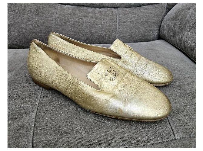 Ballerine Chanel CC Logo D'oro - vista 4