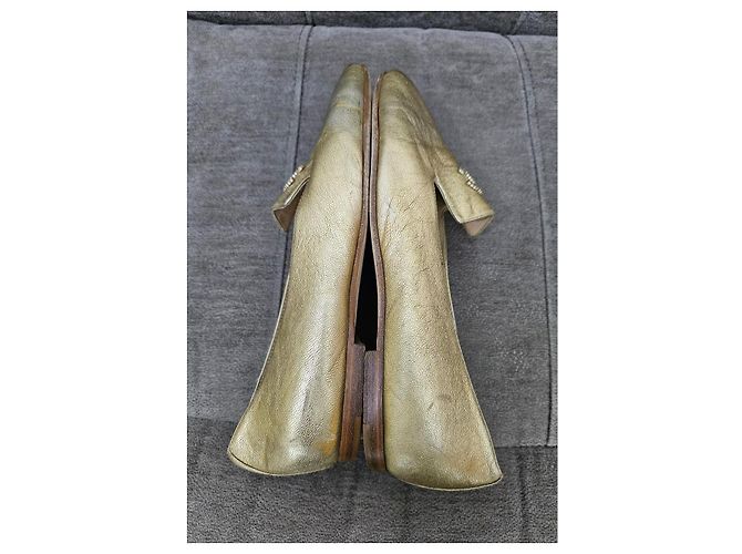 Ballerine Chanel CC Logo D'oro - vista 5