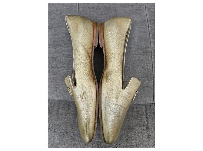 Ballerine Chanel CC Logo D'oro - vista 6