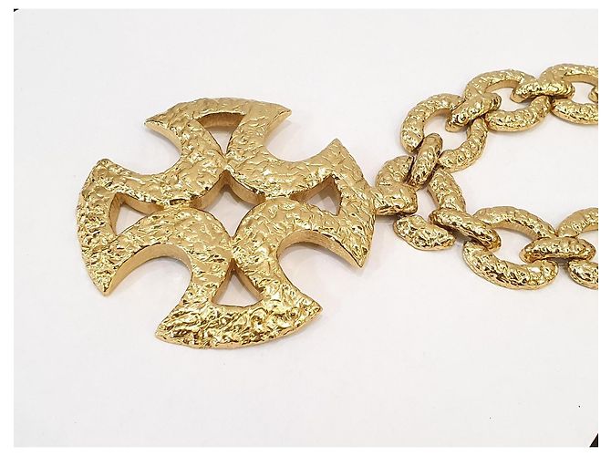 Autre Marque Collana Croce Monet Paladin - Book Piece D'oro - vista 8