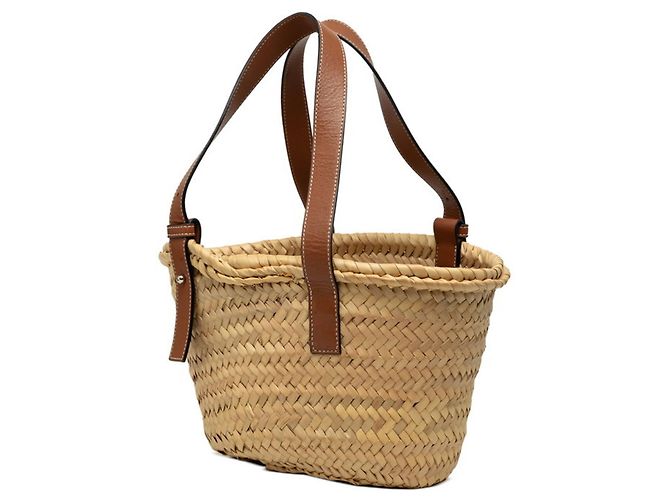 Borsa a mano Loewe Basket Bag Small Marrone - vista 2