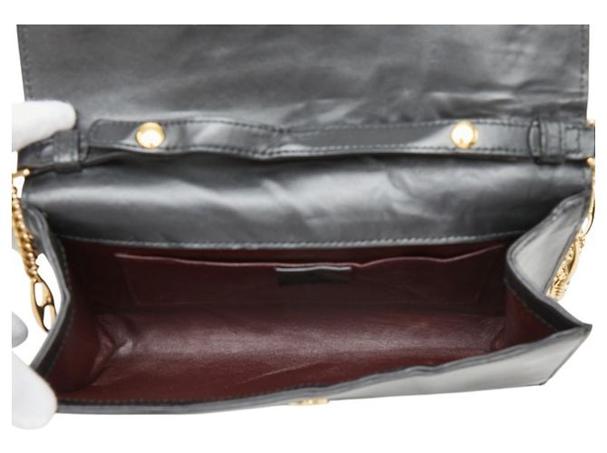 Borsa a tracolla con catena Gucci Zumi Nero - vista 7