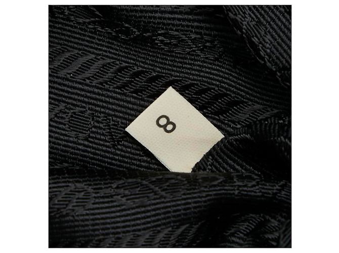 Borsa a tracolla Prada con placca logo triangolare Nero - vista 12