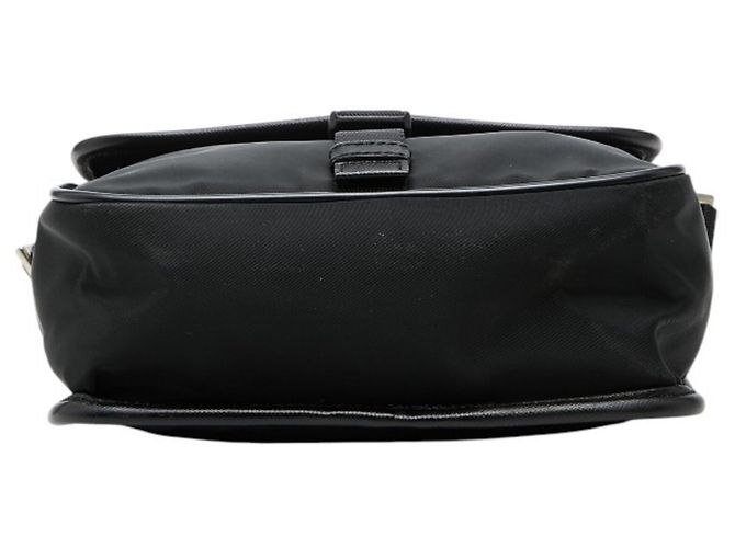 Borsa a tracolla Prada con placca logo triangolare Nero - vista 3