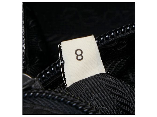 Borsa a tracolla Prada con placca logo triangolare Nero - vista 14