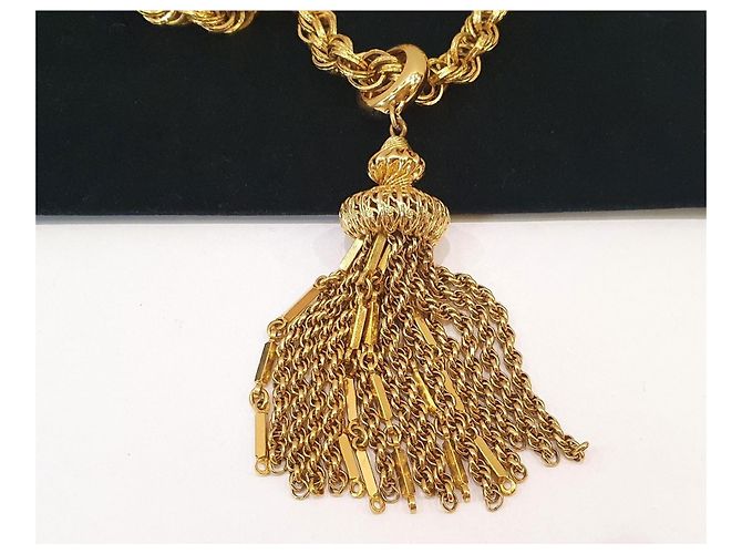 Autre Marque Collana Damita Tassel Monet placcata in oro 18kt-Book Piece D'oro - vista 10