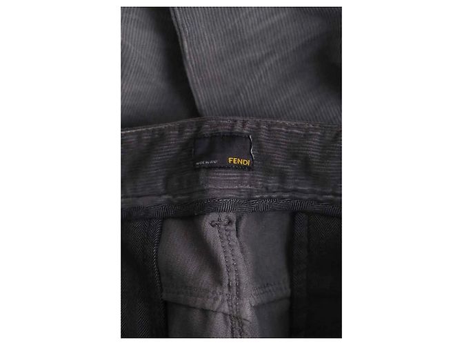 Fendi Graue gerade Hose - Ansicht 5