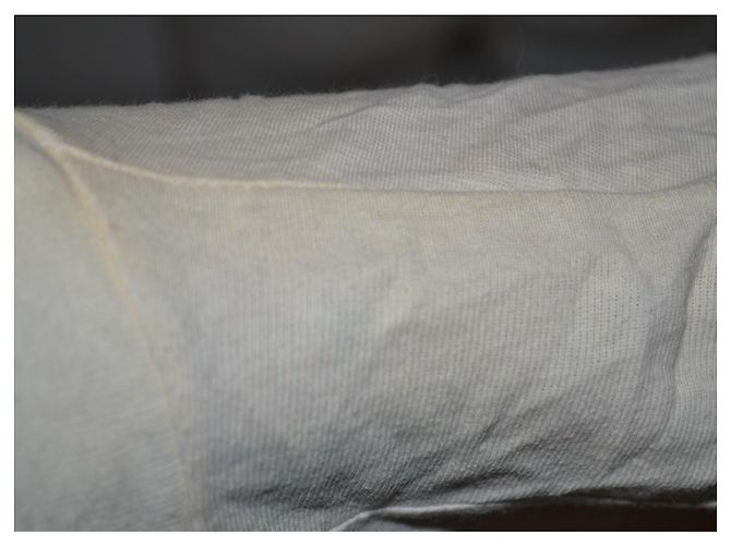 Maglietta a maniche lunghe a righe Miu Miu Beige Grigio - vista 5