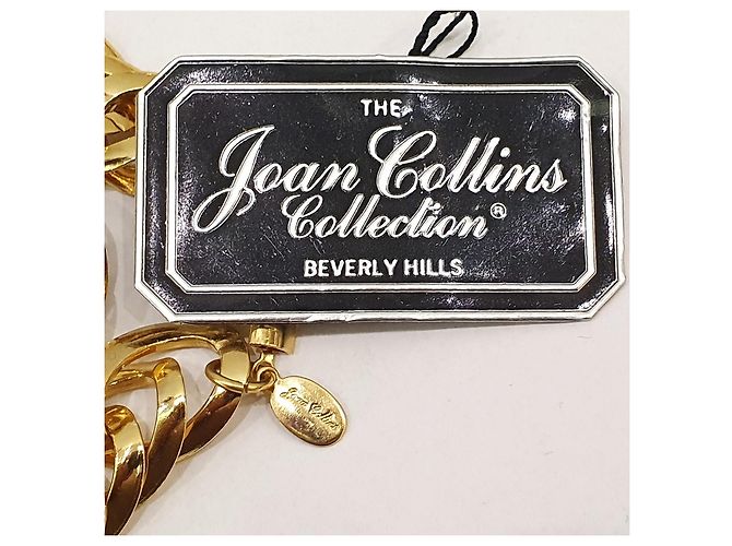 Autre Marque Collana a catena chunky tono oro con pendente in cristallo Joan Collins Collection D'oro - vista 10