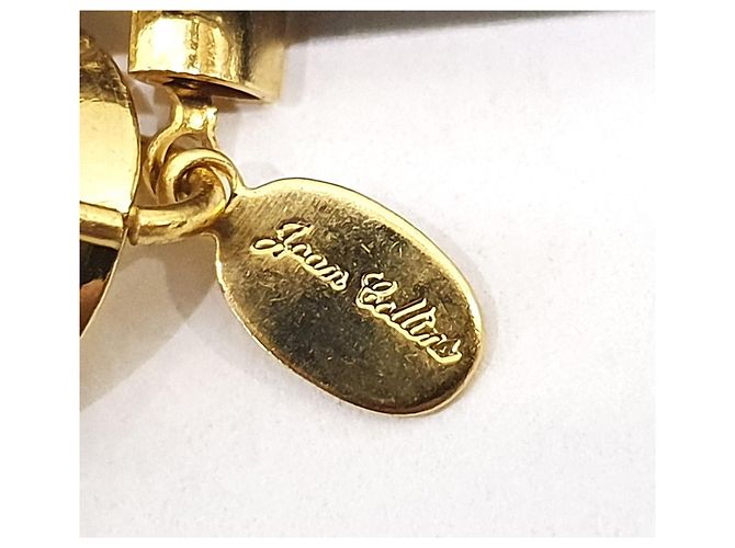 Autre Marque Collana a catena chunky tono oro con pendente in cristallo Joan Collins Collection D'oro - vista 11
