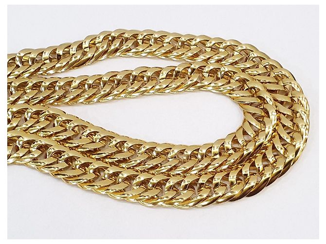 Autre Marque Collana a catena chunky tono oro con pendente in cristallo Joan Collins Collection D'oro - vista 9